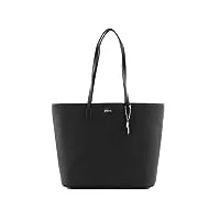 lacoste femme nf4373db sac cabas, noir, taille unique