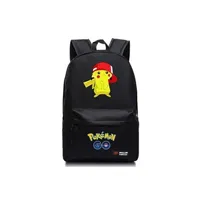 cartables scolaires generique sac à dos pokémon pikachu noir 45 cm