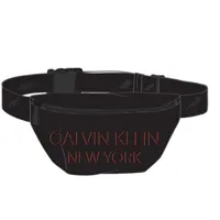 calvin klein essential nylon ny waist pack noir ck black