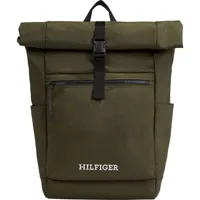 tommy hilfiger monotype rolltop backpack vert
