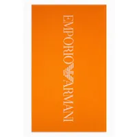 emporio armani 231772_4r451 towel orange  homme