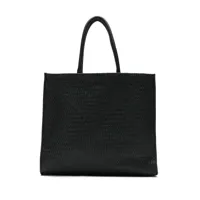 sarah chofakian sac cabas à design tressé - noir
