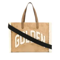 golden goose sac cabas à bords texturés - tons neutres