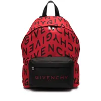 givenchy sac à dos bicolore - rouge
