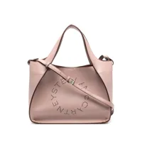 stella mccartney sac cabas à logo stella - rose