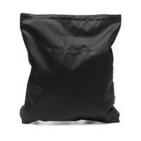 mackintosh sac cabas à logo brodé - noir