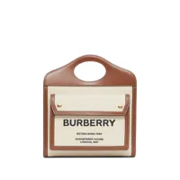 burberry mini sac à main pocket - tons neutres