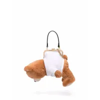 moschino sac à main toy teddy - marron