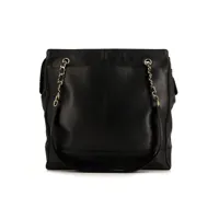 chanel pre-owned sac cabas grand shopping (1996) - noir