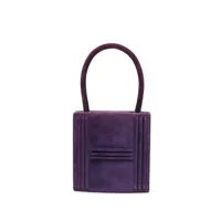 hermès pre-owned mini sac à main cadena kelly (1993) - violet