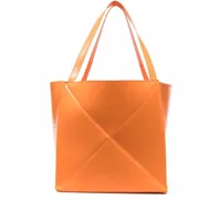 nanushka sac cabas en cuir vegan - orange