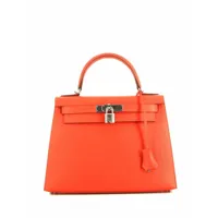 hermès pre-owned sac à main kelly 28 cm pre-owned (2021) - rouge