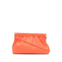 nanushka sac à bandoulière à bride porté épaule - orange