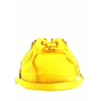 chanel pre-owned sac à main vintage pre-owned (1996) - jaune