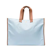 mackintosh sac cabas à plaque logo - bleu