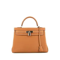 hermès pre-owned sac cabas kelly 32 pre-owned (2020) - marron