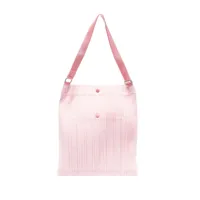 pleats please issey miyake sac cabas léger à design plissé - rose