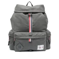 thom browne sac à dos hiking à design carré - gris