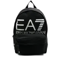 ea7 emporio armani sac à dos à logo imprimé - noir