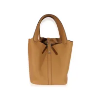 hermès pre-owned sac cabas picotin lock 22 - marron