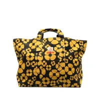 marni x carhartt sac cabas à fleurs - jaune