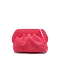 themoirè pochette en tweed - rose