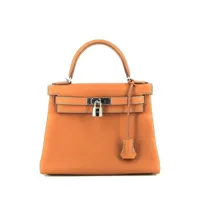 hermès pre-owned sac à main kelly 28 (2022) - orange