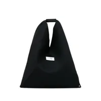 mm6 maison margiela sac cabas japanese à patch logo - noir
