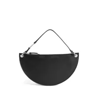 dsquared2 curved leather tote bag - noir