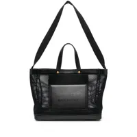 tom ford sac cabas à design semi-transparent - noir