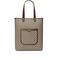 gucci grand sac cabas ophidia - tons neutres