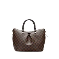louis vuitton pre-owned sac cabas siena pm pre-owned (2016) - marron