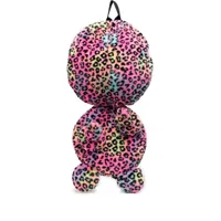 natasha zinko sac à dos à imprimé léopard - multicolore