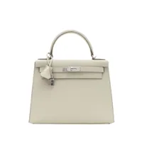 hermès pre-owned sac cabas kelly sellier 28 (2022) - blanc