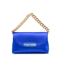 tom ford mini sac cabas label - bleu