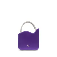le silla sac cabas ivy à ornements en cristal - violet
