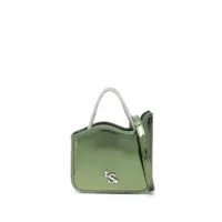 le silla mini sac à main ivy à anse ornée de cristaux - vert