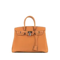 hermès pre-owned sac à main birkin 35 (2017) - orange