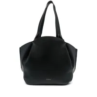 coccinelle sac cabas soft-wear en cuir - noir