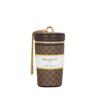 balmain minaudière coffee cup - marron