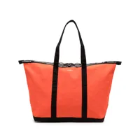 a.p.c. x jw anderson sac cabas à logo imprimé - orange