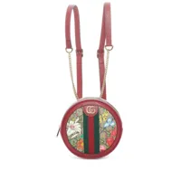 gucci pre-owned sac à dos flora ophidia round - rouge