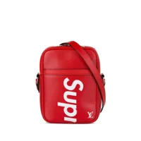 louis vuitton pre-owned x supreme sac à dos danube pre-owned (2017) - rouge