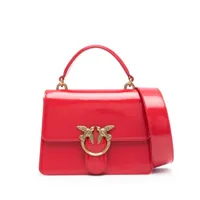 pinko mini sac à main love one - rouge