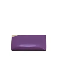 giuseppe zanotti pochette armide à design métallisé - violet