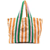 sunnei sac cabas à rayures - orange