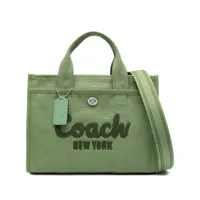 coach sac cabas cargo à logo appliqué - vert