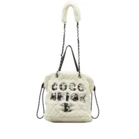 chanel pre-owned sac cabas coco neige (2019) - blanc