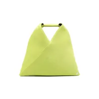 mm6 maison margiela kids sac cabas japanese à design triangle - vert