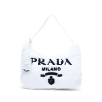prada pre-owned sac à main re-edition 2000 (2022) - blanc